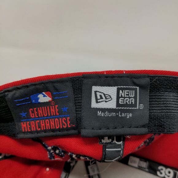 New Era 39Thirty Men's MLB St. Louis Cardinals Hat Red White Size M/L John Cole - Picture 13 of 14